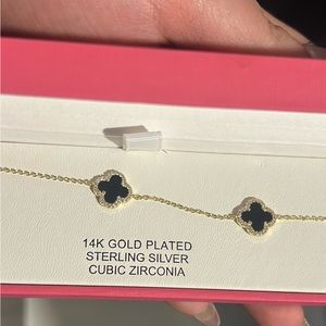 Black clover bracelet